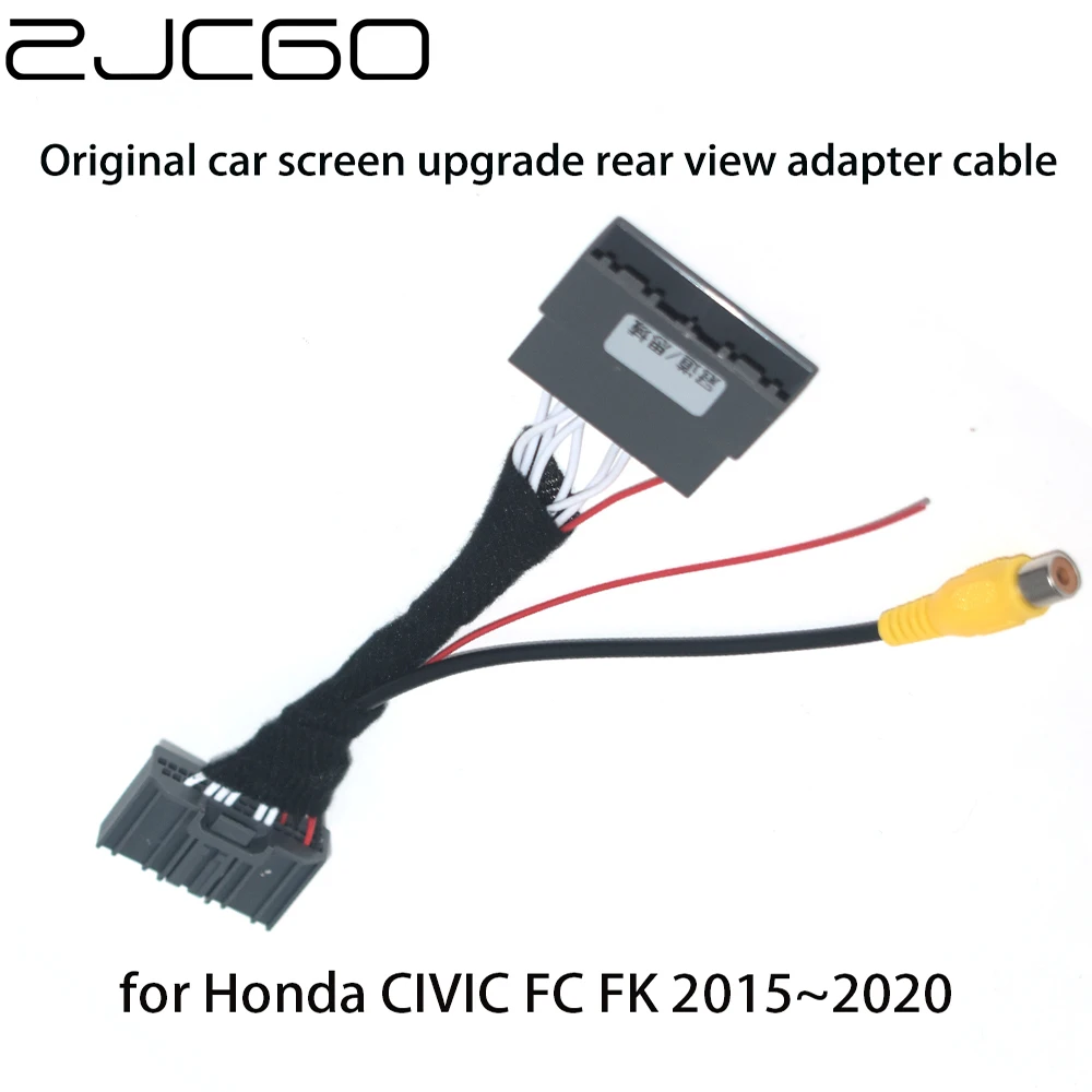 

Car Rear View Backup Reverse Camera Adapter RCA Cable for Honda CIVIC FC FK 2015~2020 Original Factory Screen Video Input