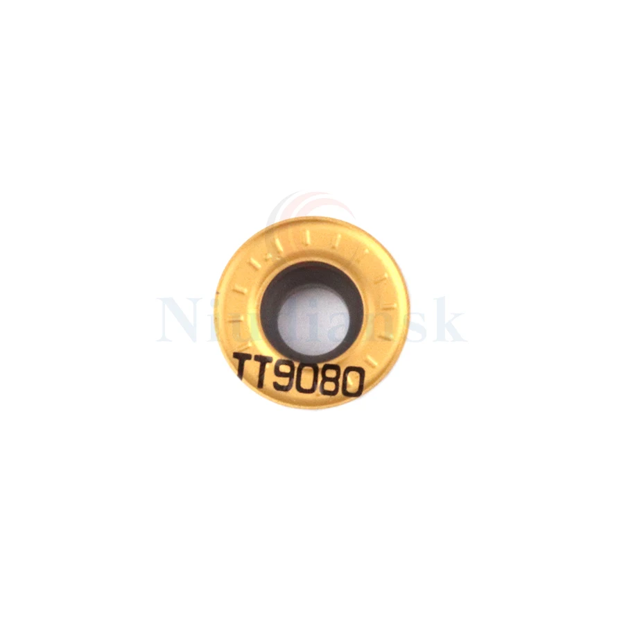 RPMT 1204-M-C TT9080 كربيد إدراج طحن تحول أدوات آلة خرط تعمل بالتحكم الرقمي بواسطة الحاسوب أدوات طحن شفرات RPMT1204 قاطعة المطحنة أدوات القطع