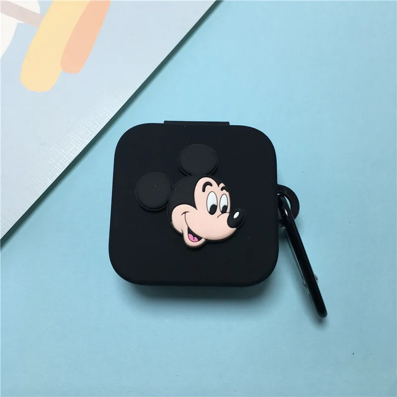 Custodia protettiva per auricolari in Silicone Cartoon Disney per Xiaomi Air 2 SE scatola per cuffie Bluetooth per Xiaomi auricolari Cover con gancio