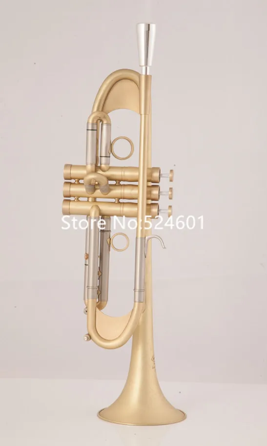 

Professional Falling Tune Bb Trumpet TR-305G Mouthpiece brass Musical instrument with Case, Glover Free Shipping