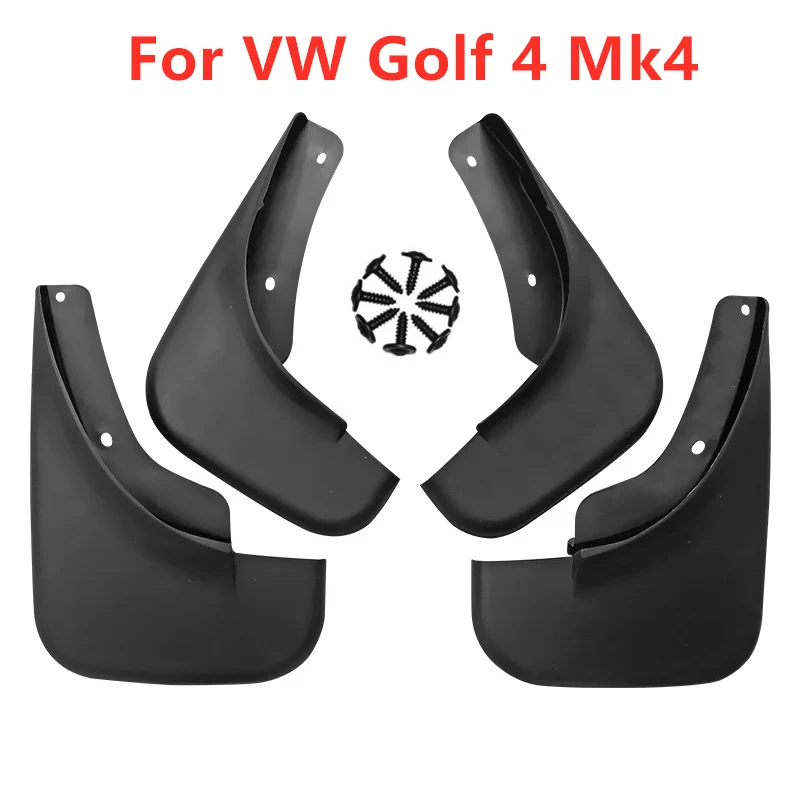 Car Front Rear Mud Flap Mudguards Splash Guards For VW Golf 4 Mk4 IV 2005-1998 2003 2000 1999 Strikers Accessories