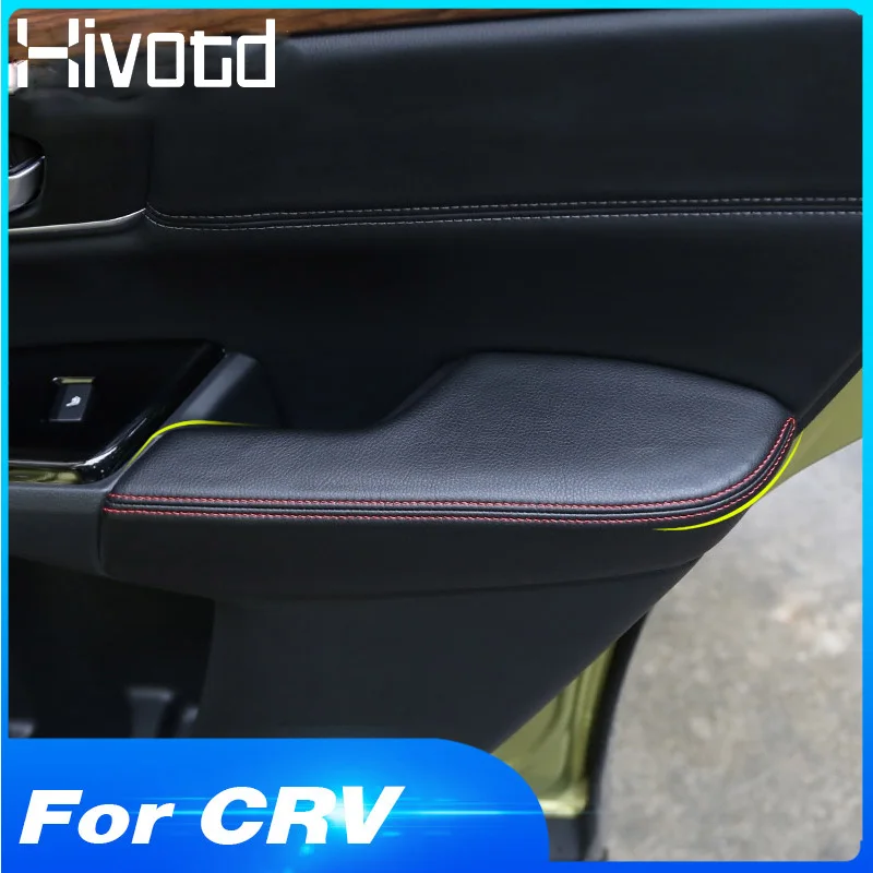 

Hivotd для honda CRV, аксессуары, внутренняя дверная панель/защитная крышка подлокотника, внутренние детали, Стайлинг автомобиля 2007, 2008, 2011, 2013, 2018,