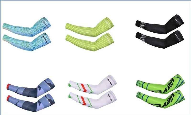 Sport Arm Hülse Kompression Manguito Rockbros Radfahren Sommer UV Schutz Fahrrad Manschetten Volleyball Tattoo Abdeckung Luvas Ciclismo – Detail 16