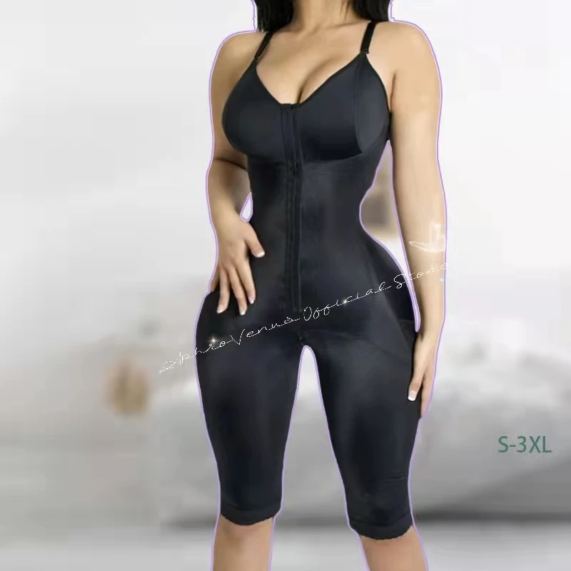 Fajas Colombianas Originales kobiety wysoka kompresja wyszczuplanie kontrola brzucha odzież zapięcie z przodu pośladki Butt Lifter Shaper
