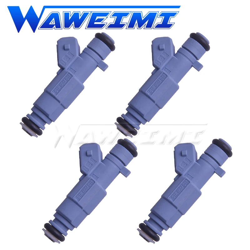 

WAWEIMI Brand New 4x Fuel Injector F01R00M018 For Chinese Car Haima 323 Hai FuXing M3 Knight