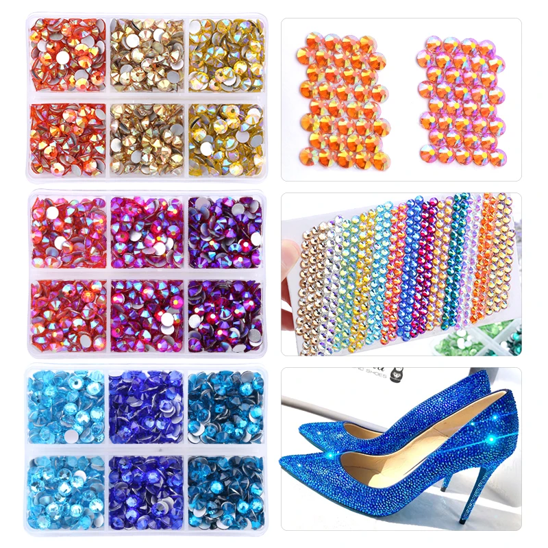 Crystal стразы Non Hotfix Rhinestones Glass Strass Decoration Sewing & Fabric Rhinestones for Nails DIY