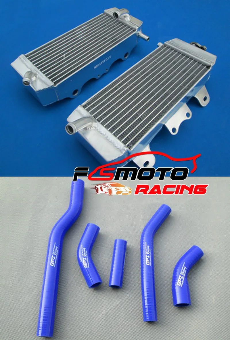 

Aluminum Racing Radiator + Hose For 2007-2009 09 08 07 Yamaha YZ250F YZF250 2006 06/ WR250F