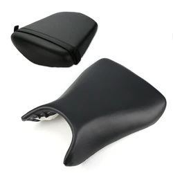 Motorcycle Black Front Rear Seat  Pillion Cushion Saddles For Yamaha YZF-R6 2003 2004 2005