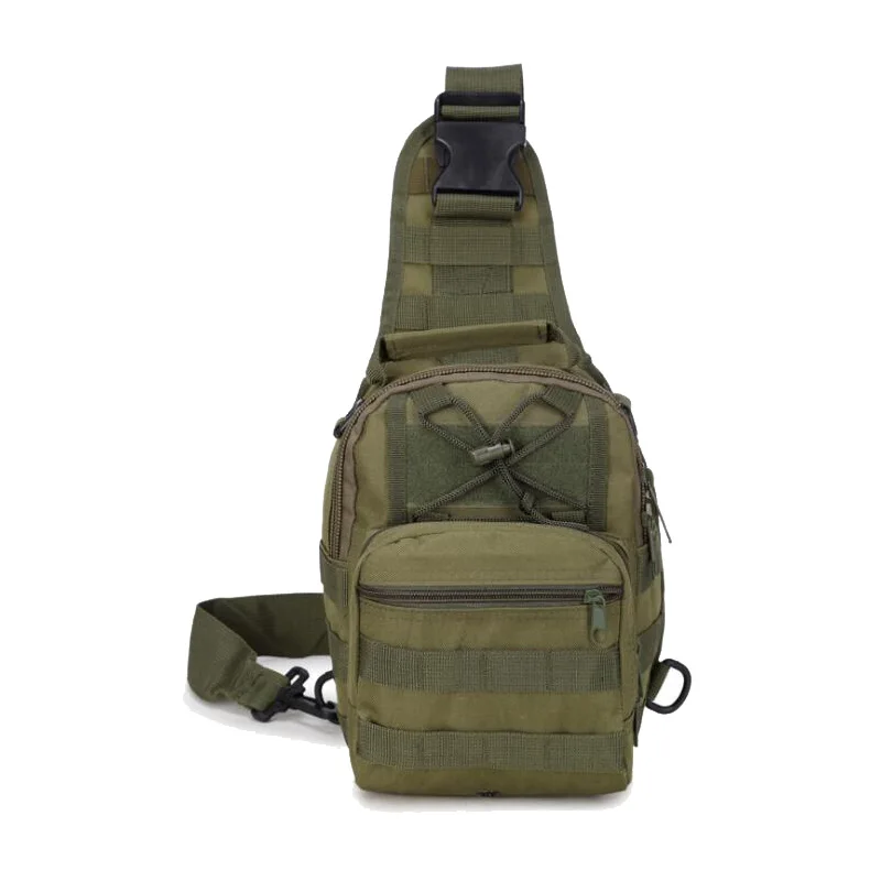 Outdoor Sport Molle Pack Crossbody Bag Tactical Hunting Shoulder Strap Bag Hiking Camping Travel Backpacks Camouflage Chest Bag