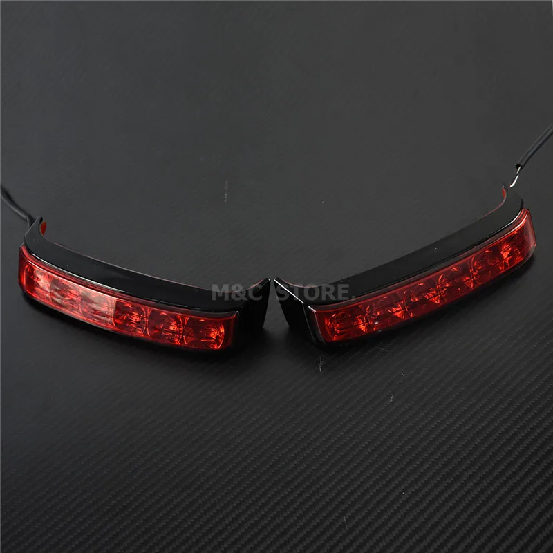 Motorcycle Led Saddlebag Turn Lamp Light Run Brake Light For Harley Touring Road King Street Glide FLHR CVO Limited 2014-2024