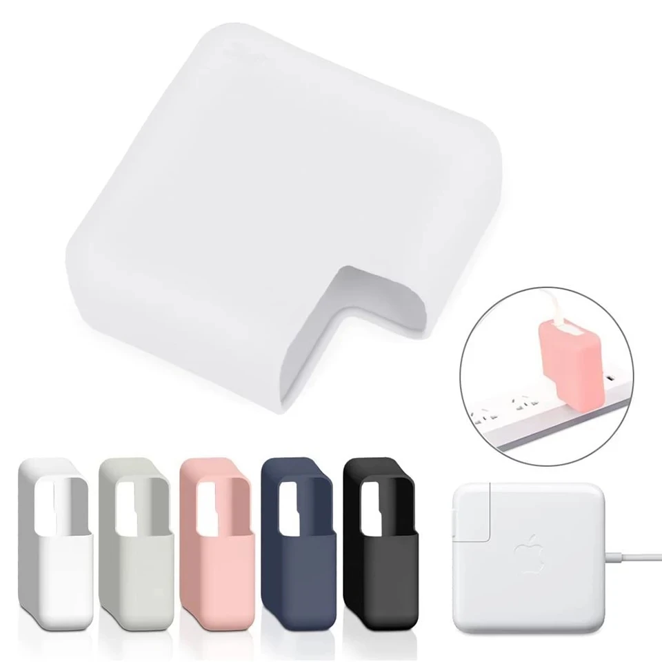 

Soft Thin Silicone Power Adapter Charger Protector Cover Case For Apple Macbook Pro 13 A2251/A2289 Macbook Air 13