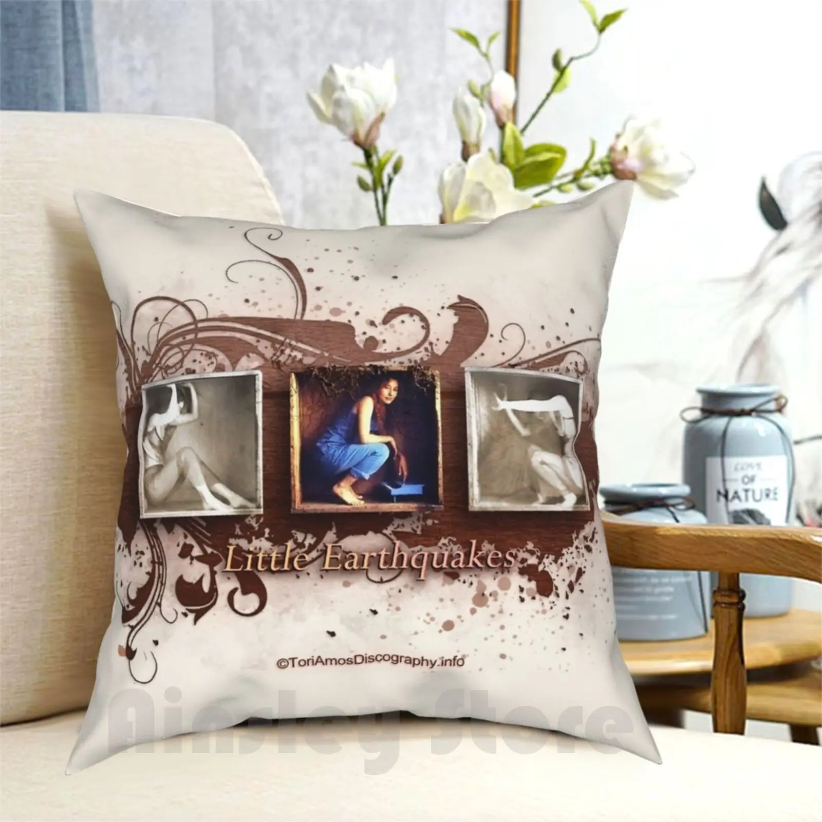 Little Earthquakes Design From Toriamosdiscography.Info Pillow Case Printed Home Soft Throw Pillow Tori Amos Discography