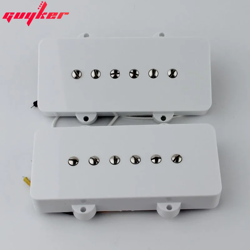 1 Set Alnico White Guitar Pickup for Jazz Guitar