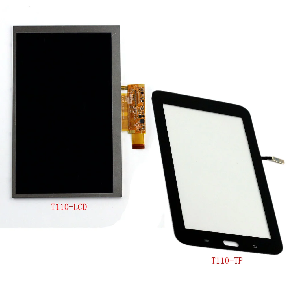 7 "For Samsung GALAXY Tab 3 Lite SM-T110 T110 LCD Display Touch Screen Digitizer Replacment With Free Tools+Tape