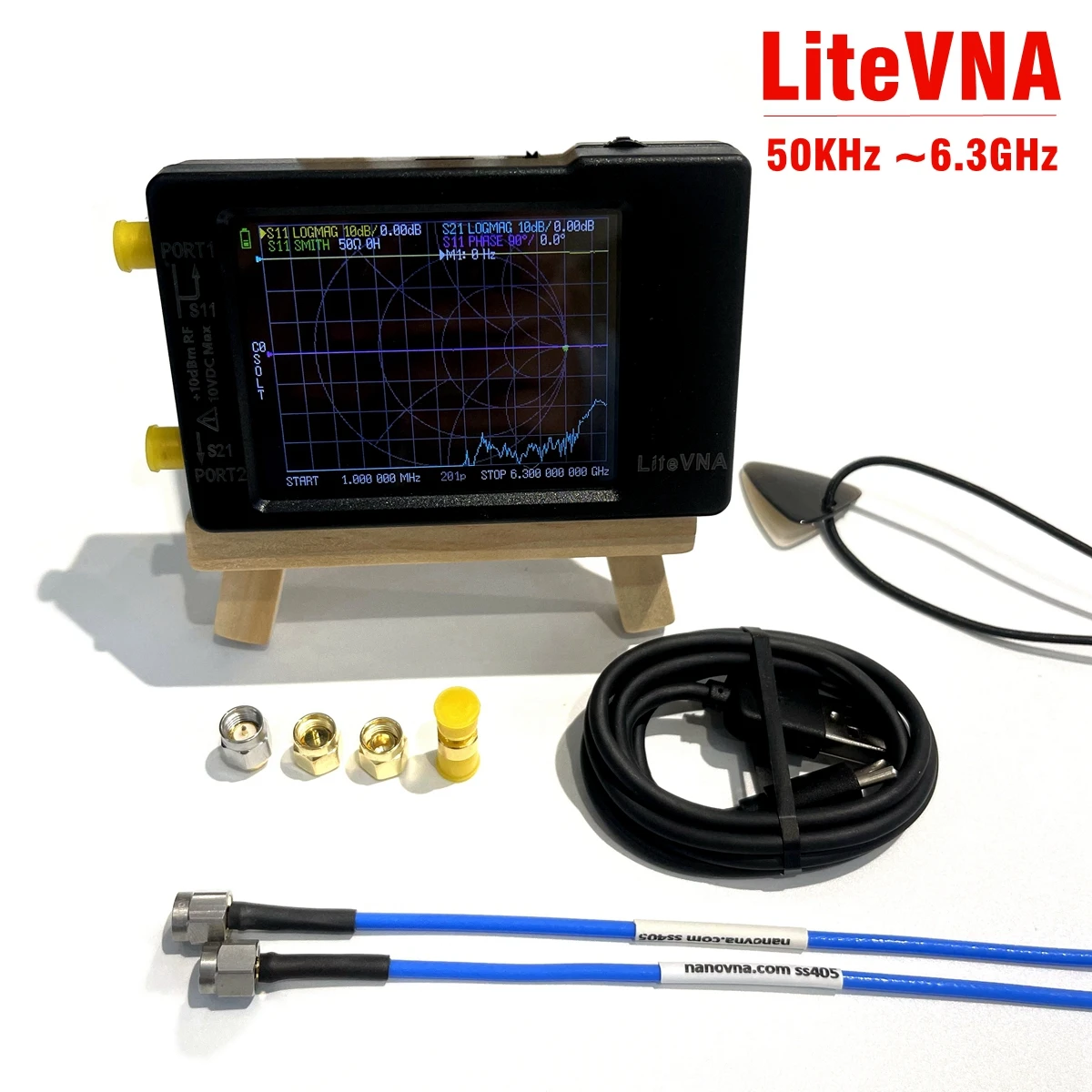 Original 6GHZ 50kHz ~ 6.3GHz LiteVNA 2.8