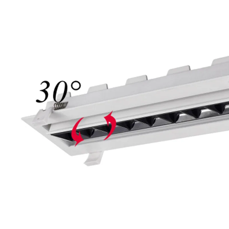 Nordic Design Dimmable LED Downlights Square Recessed 10W 20W  LED Ceiling Light AC220V Strip Indoor Lighting Spotlights