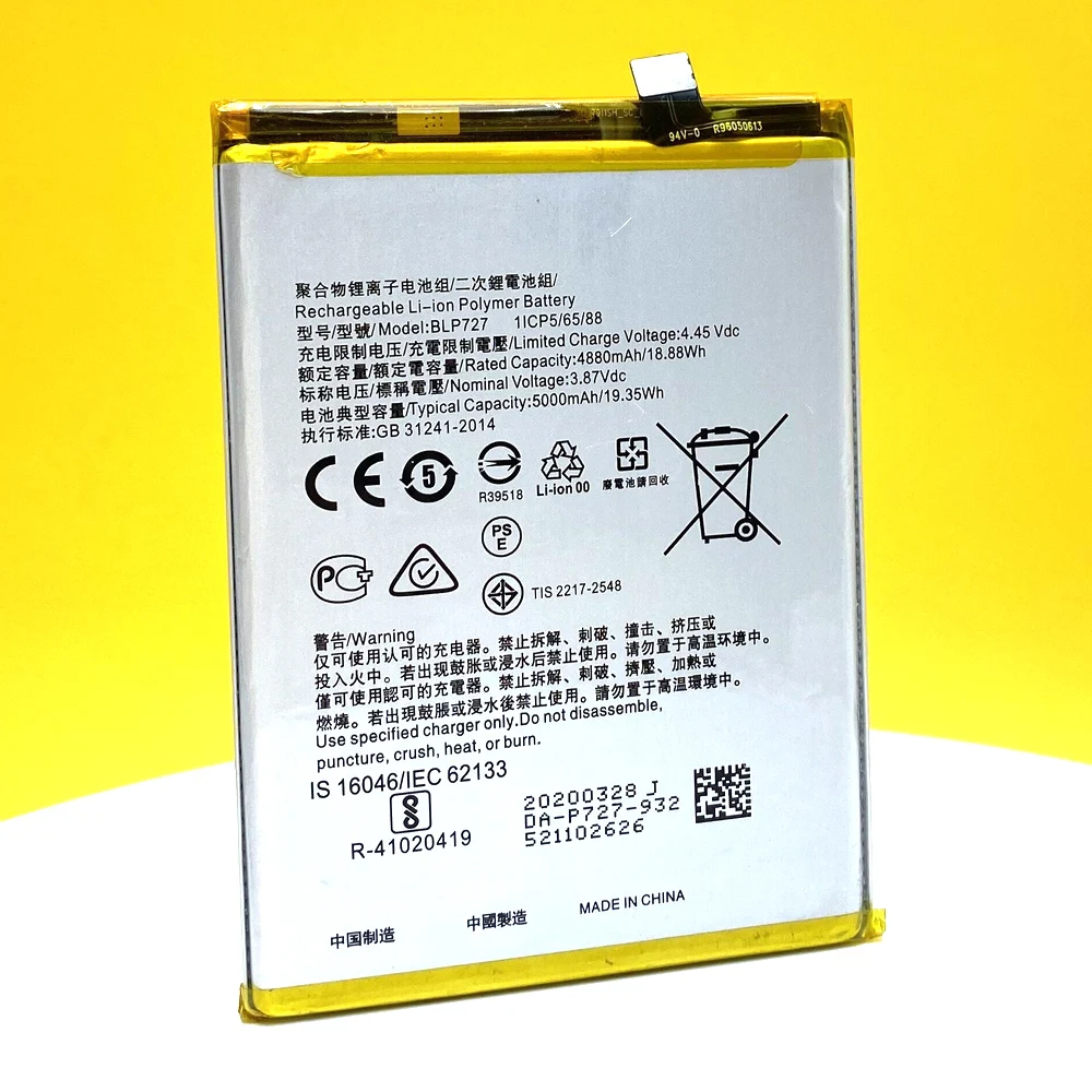 BLP727 5000mAh Battery For Oppo A5 2020/A9 2020 Smart Phone High Quality Battery+Tracking Number