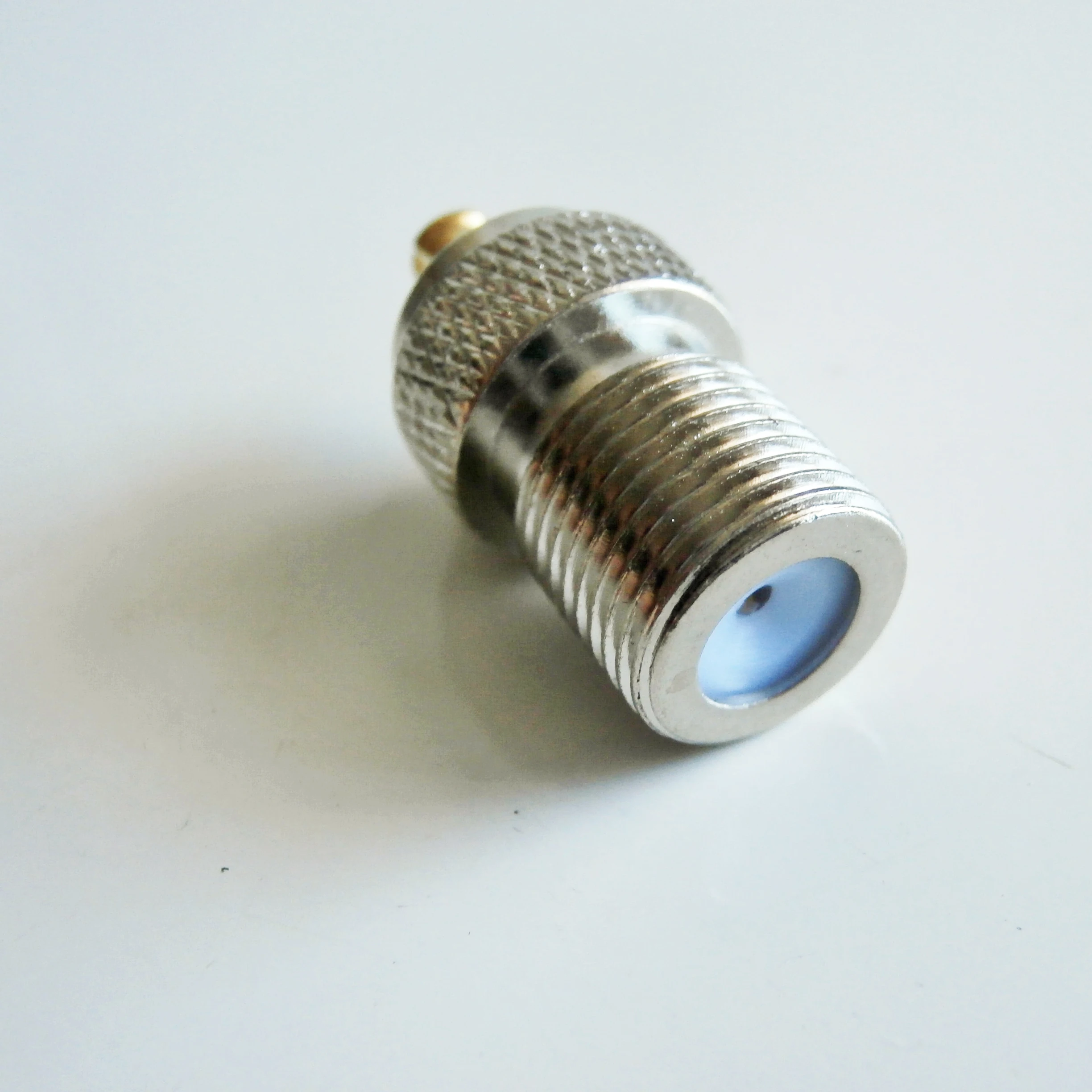 1Pcs F Tv Vrouwelijke Jack Naar Mcx Stekker Rf Coaxiale Rf Adapter Connector