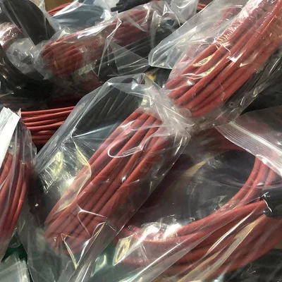 ALLMEJORES 1 คู่สายพลังงานแสงอาทิตย์ 10AWG ชายและหญิงสีดำและสีแดงพลังงานแสงอาทิตย์แผงสายต่อขยาย