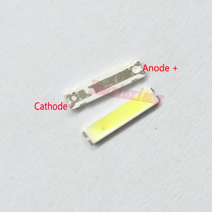 100pcs/Lot SMD LED 8520 3V 0.5W 160mA Cool White For LG TV Repair Backlight Application 8.5*2.0mm