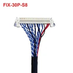 FIX-30P-S8 lvds cable 30pin 2ch 8-bit connector 25cm 40cm for 17
