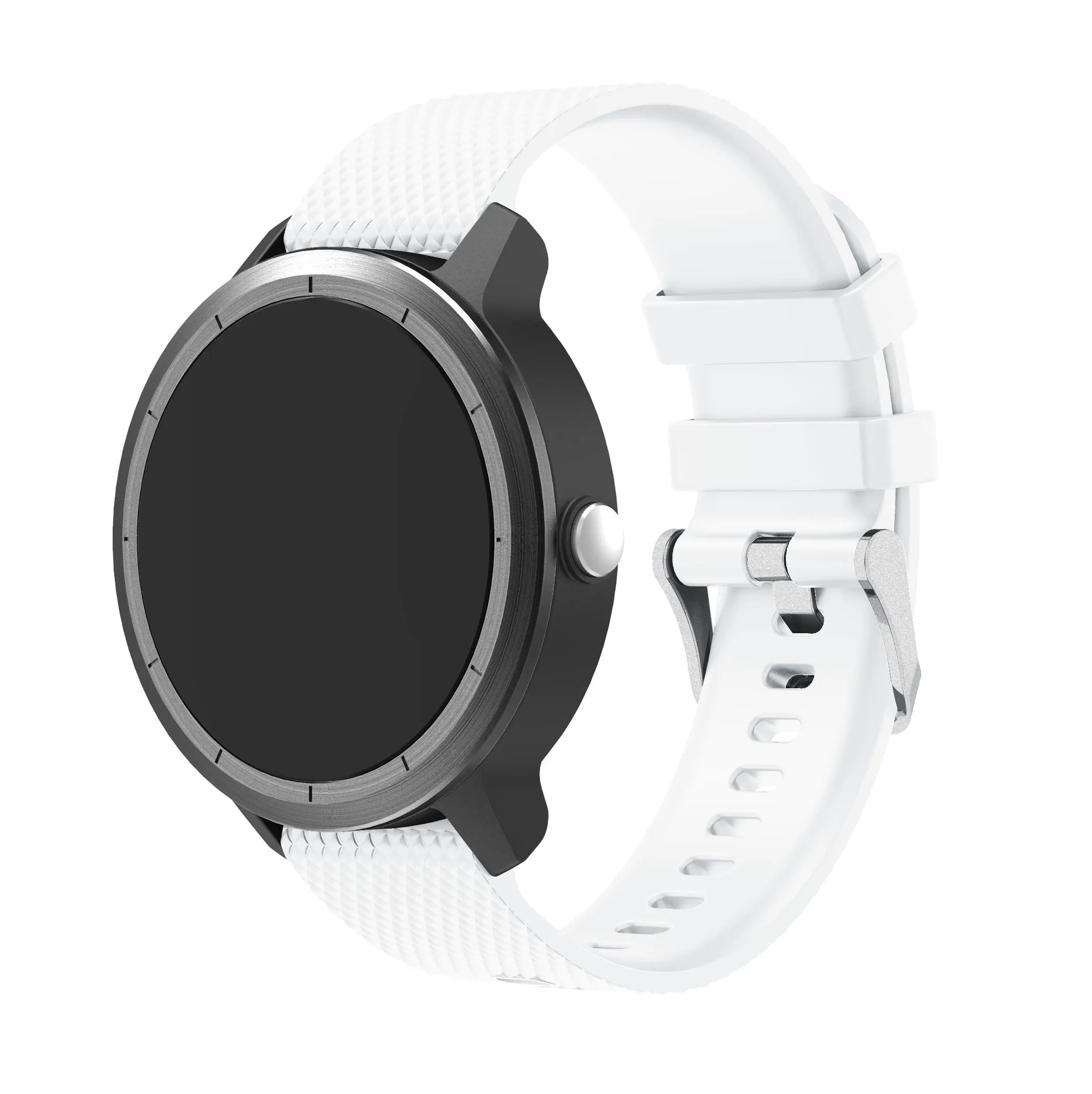 Soft Silicone Replacement bracelet watch band Strap For Garmin Forerunner 245/645 Smart Watch band for Garmin Vivoactive 3 bands image 2