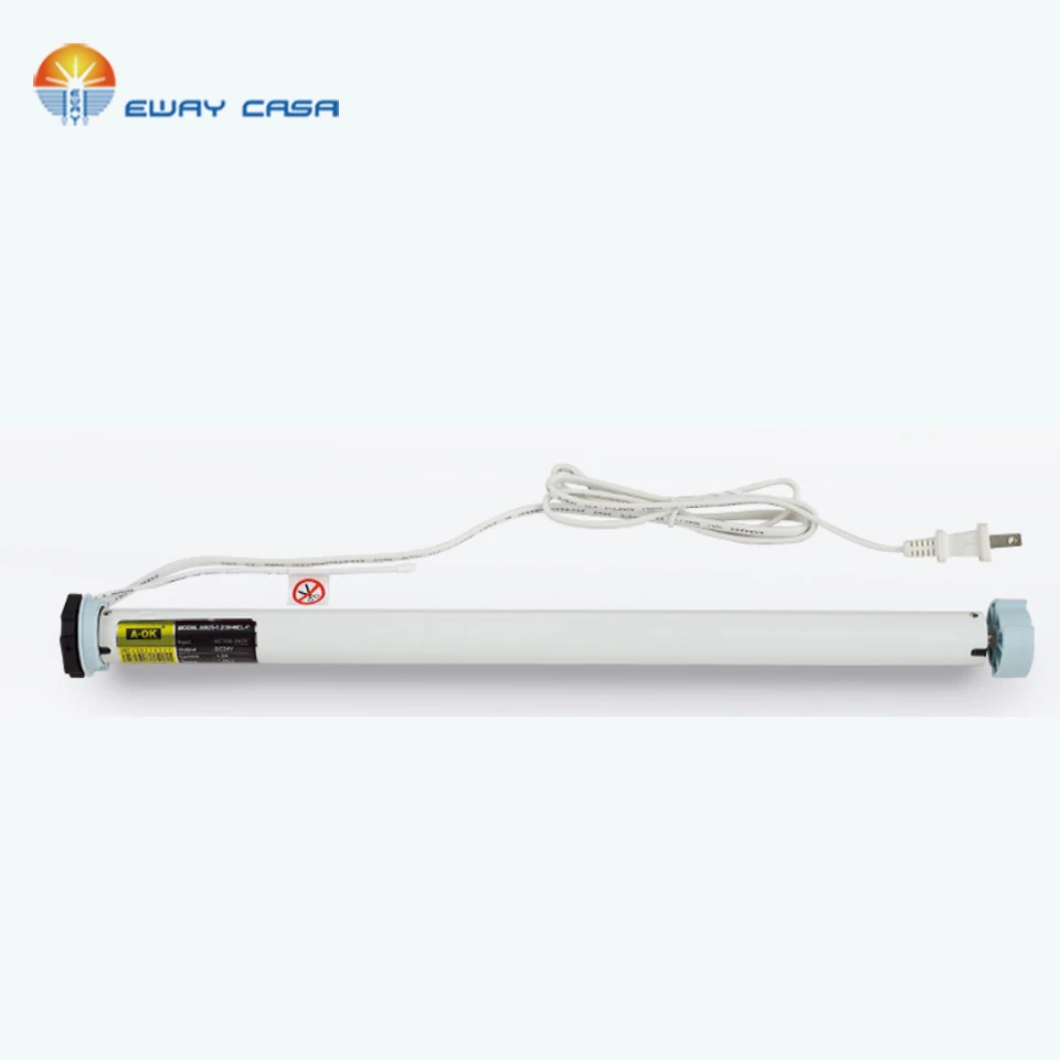 EWAY CASA Tubular Motor for Roller Blinds Wifi Blind Smart Curtain Motor Wifi Tuya Blind Motor 110V-240V Plug-in Motor TM-AK-PS