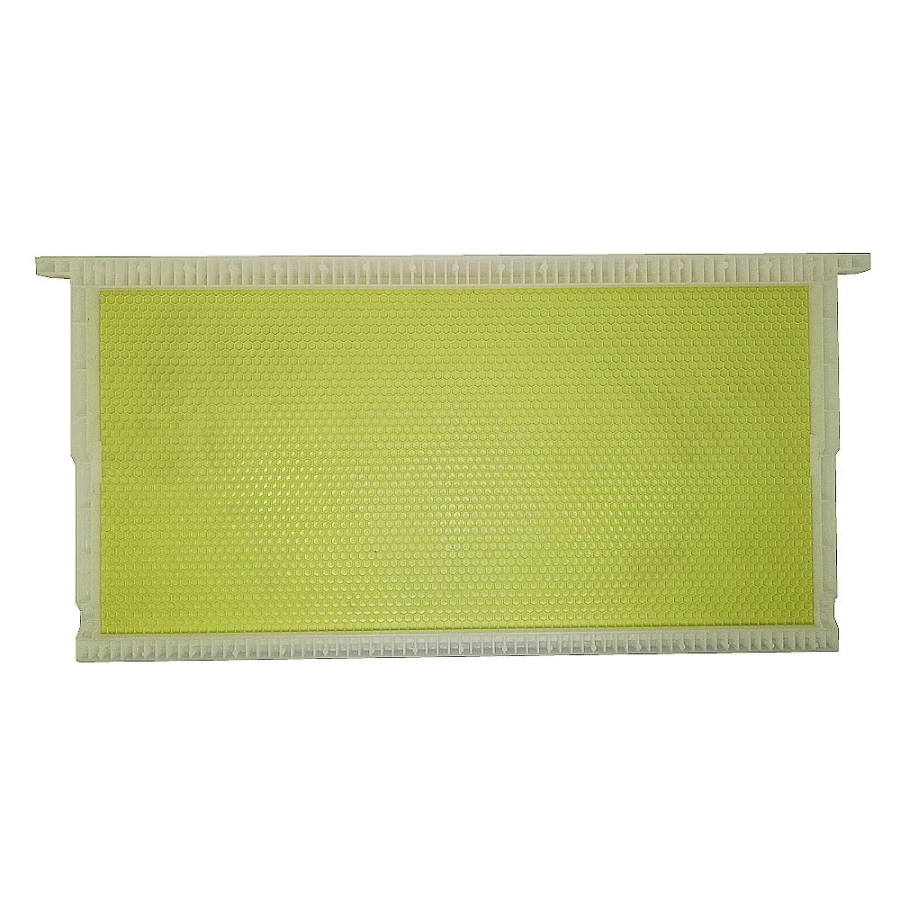 2pcs plastic honeycomb foundation sheet frame beehive frame beekeeping tool supply bee fame hive tool Apis mellifera cultivation