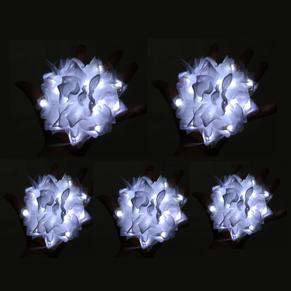 

Artificial LED Flowers Wrist Flower Bridesmaid Sisters Hand LED Flowers Wedding Decoration Wedding Gifts