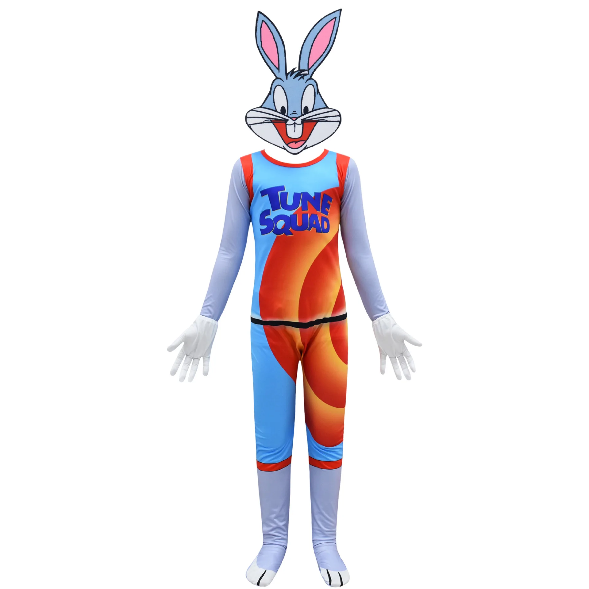 2021 Kids Halloween Costumes for Boys Girls Space Jam 2 Cosplay Bodysuit Carnival Party Clothing Fancy Dress NO.6 Zentai Outfits