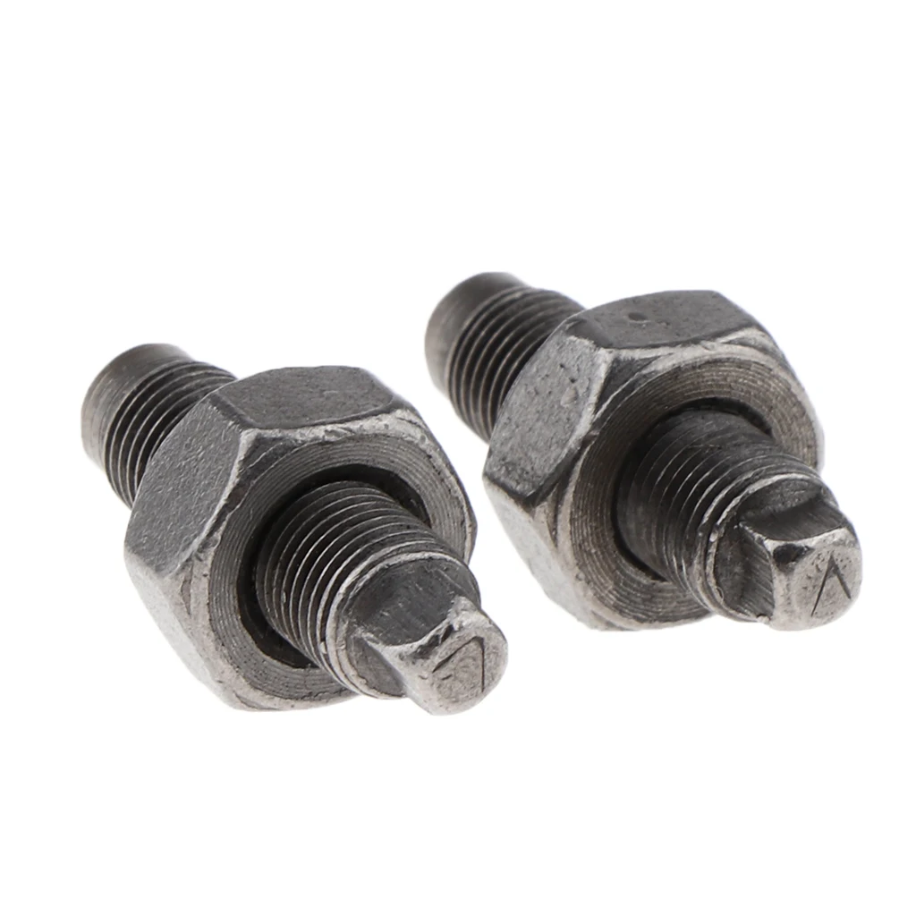 Solid Valve Ajustar Parafusos com Porcas, Fit para 50-125cc ATV QUAD, 0.7 Inch Long, 2 Pcs