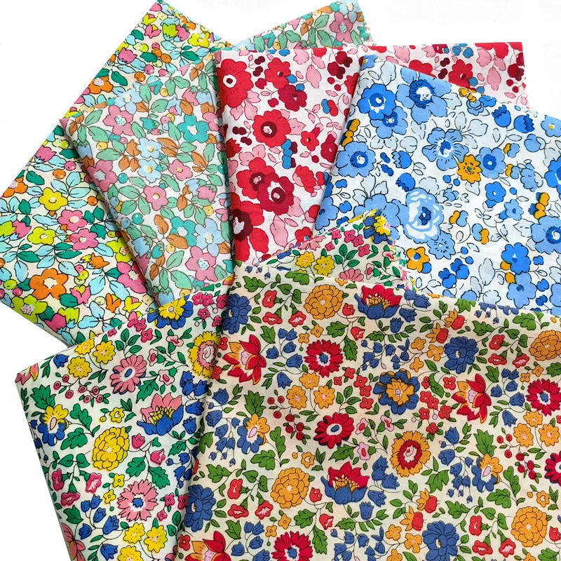 145x50cm Spring Summer Cotton Super Dense Poplin Sewing Fabric Making Women\'s Wear Dress Children Clothing Home Clothes Cloth