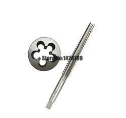 2PCS Metric Trapezoidal thread tap and Die set Tr8 Tr10 Tr12 Tr14 Tr16 Tr18 Tr20 Left hand taps Right Round dies T8 T10 T12 T14