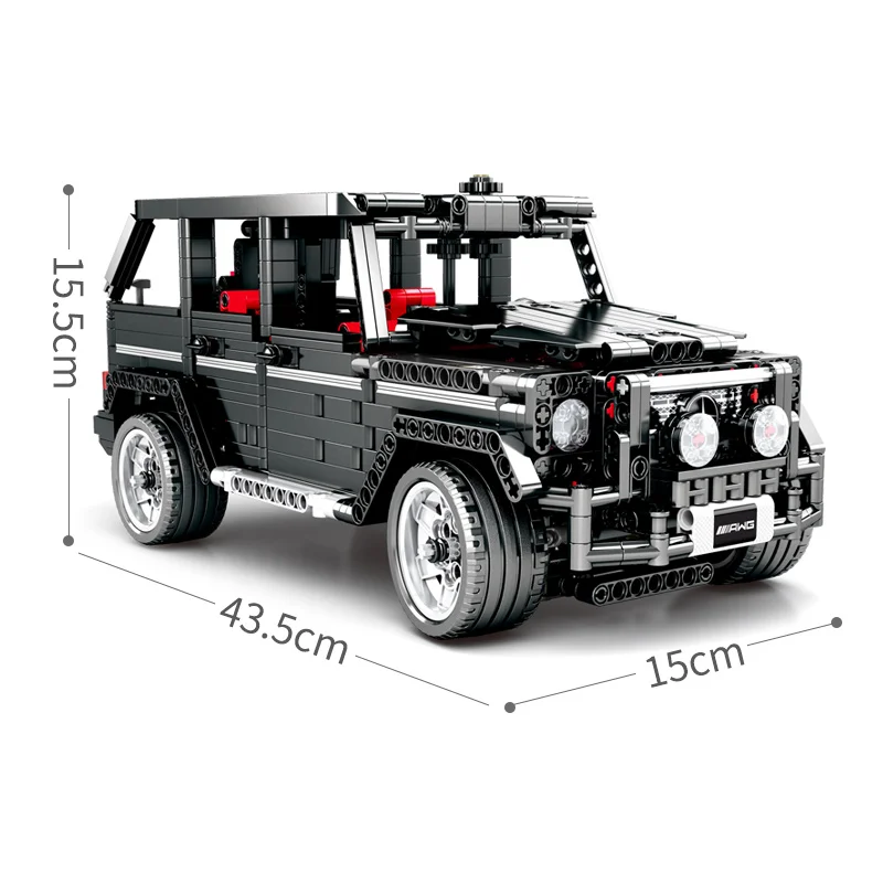 SEMBO 1388pcs  City Cross Country SUV Car Building Blocks high-tech RC / Non-RC Car AWD Vehicle Bricks Toys For kids