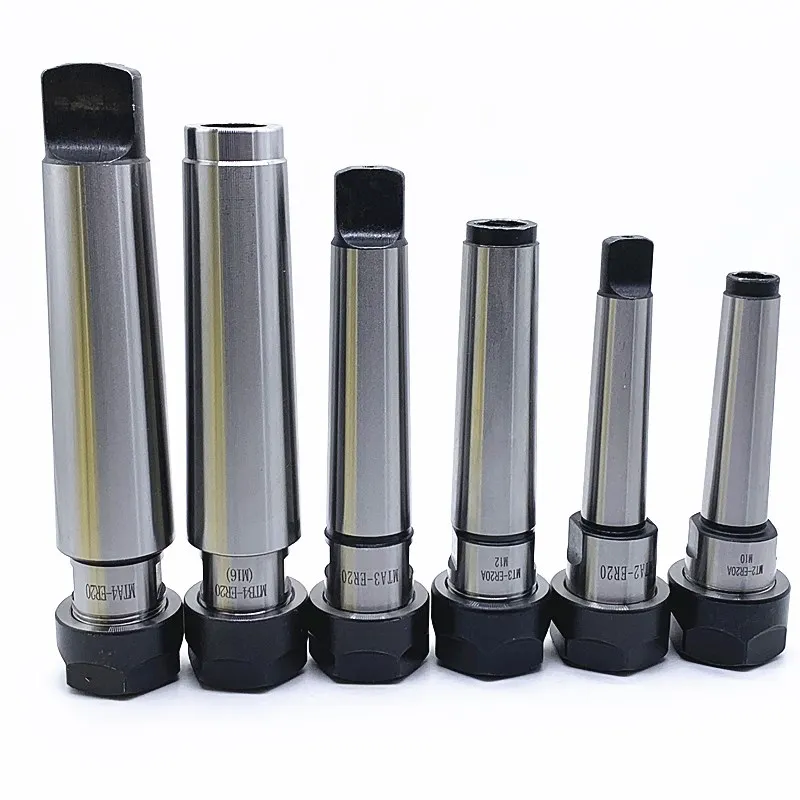MT2 3 4เครื่องมือดึงด้านหลังหางแบน Center เครื่องมือผู้ถือ Er Collet Chuck MTA2 MTB2 MTA3 MTB3 MTA4 MTB4