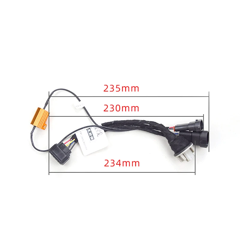 Car Headlight adapter Wire Harness Halogen to LED For Honda Civic 10th 2016-2020