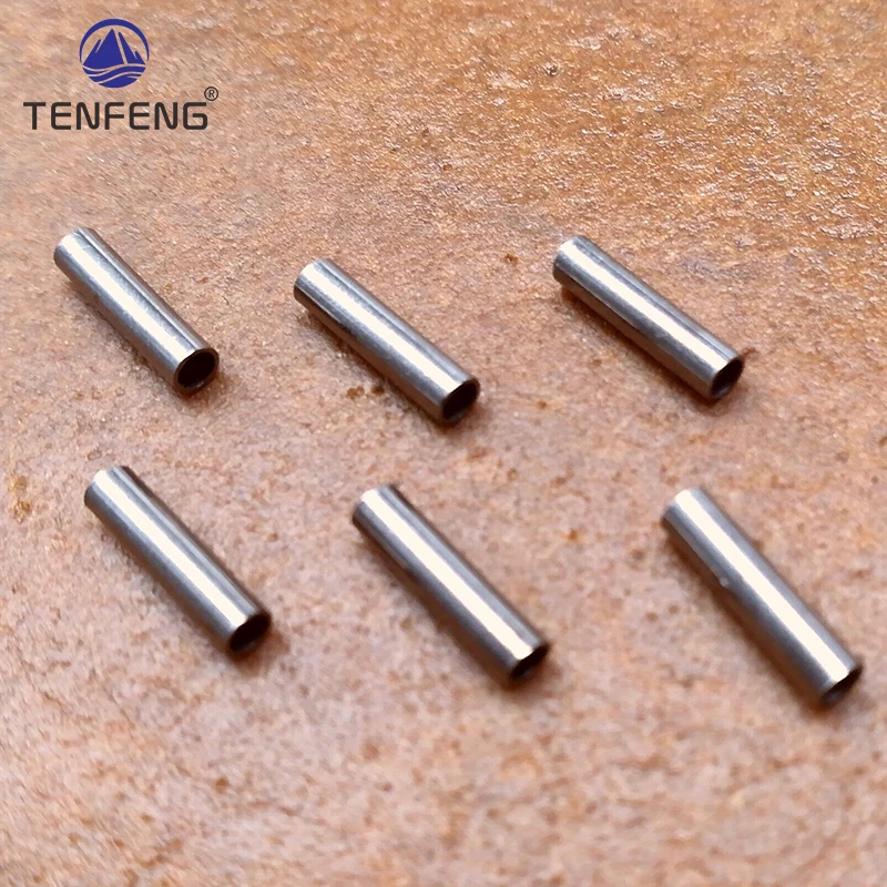 

1000 шт., 8 мм, фиксирующая морскую леску с одним рукавом, медная латунная трубка, поворотный стальной зажим для проволоки, аксессуары для рыболовных трубок Pesca