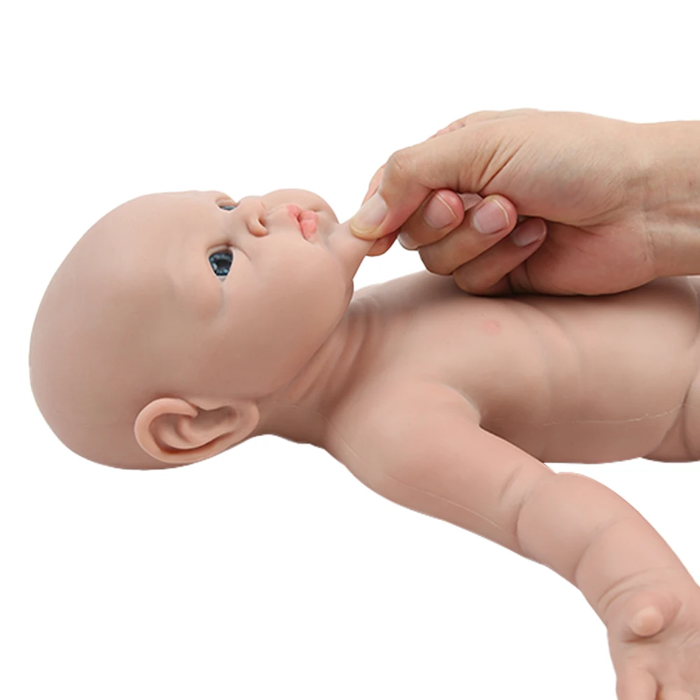 Mina WG1525 47cm 3.29kg 100% Full Body Silicone Reborn Baby Doll realistici giocattoli per bambini bambole morbide per bambini regalo di natale