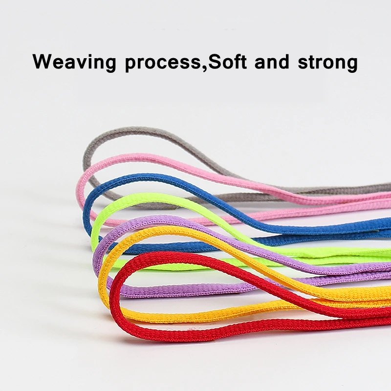 1Pair Semicircle sports shoelaces Kids Adult Unisex Sneakers Shoelace Classic Sneaker Shoestrings Woven Laces Casual Boot laces