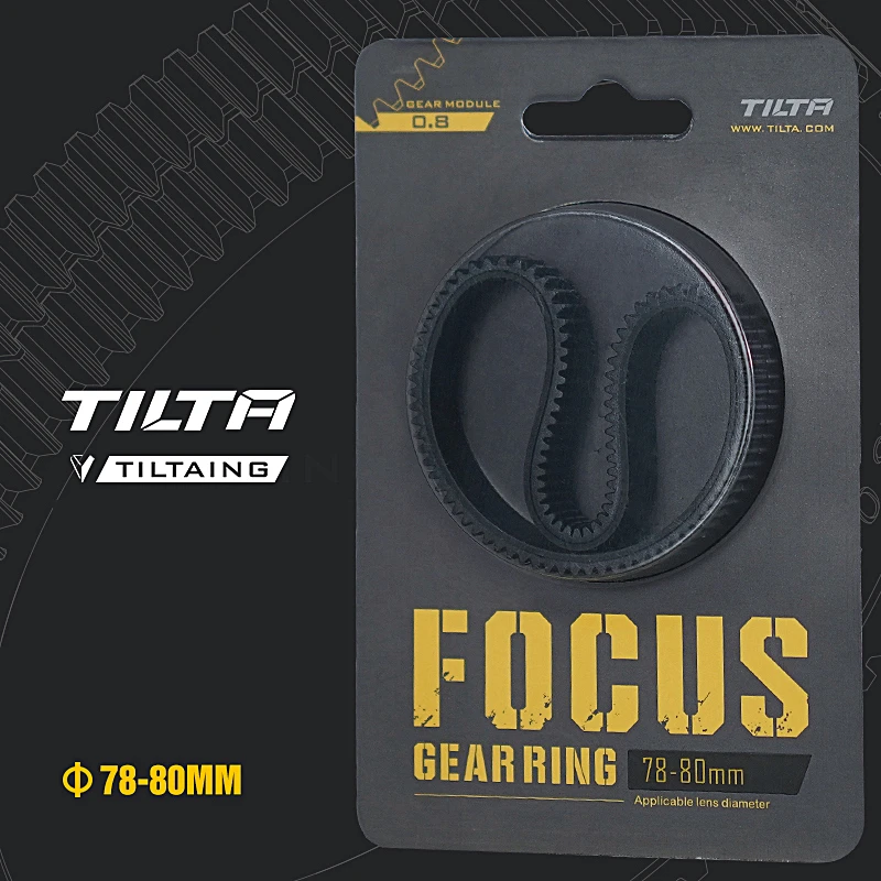 TILTA Naadloze Focus Gear Ring 360 Rotatie Follow Focus Ring 46.5-90 Voor SLR DSLR Camera Accessoires Tiltaing TA-FGR PRT