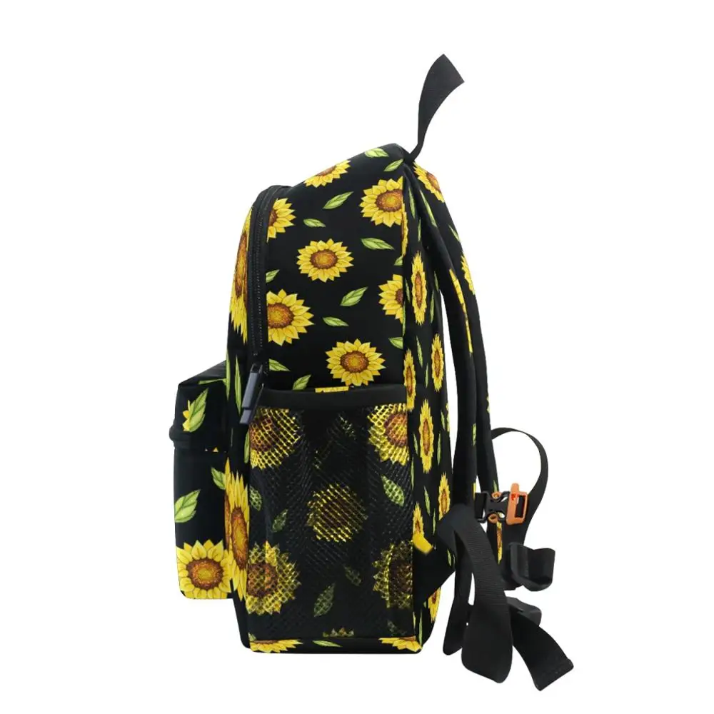 Kids Backpack Girls Kindergarten Bag Girl Children's Schoolbag Little Boy Cartoon Backpack Sunflower Print Children Bag Book Bag