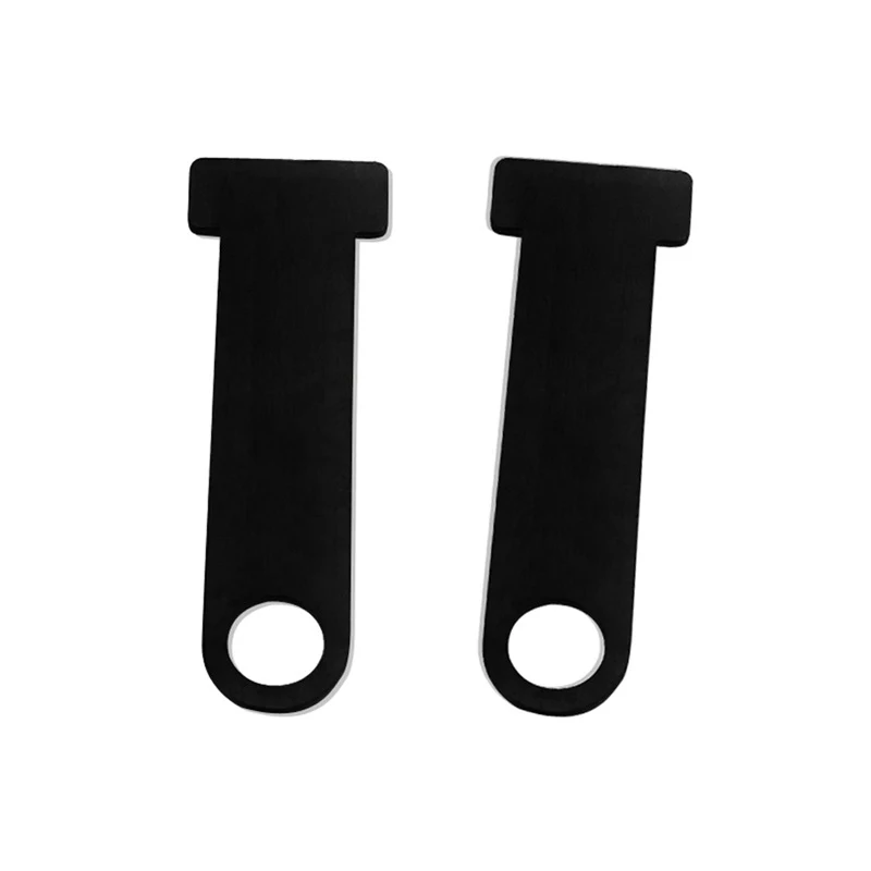 Helmet Lock Extension Universal Motorcycle Helmet Strap D-Ring Metal Lock Extensions for Scooter, Silver, Black