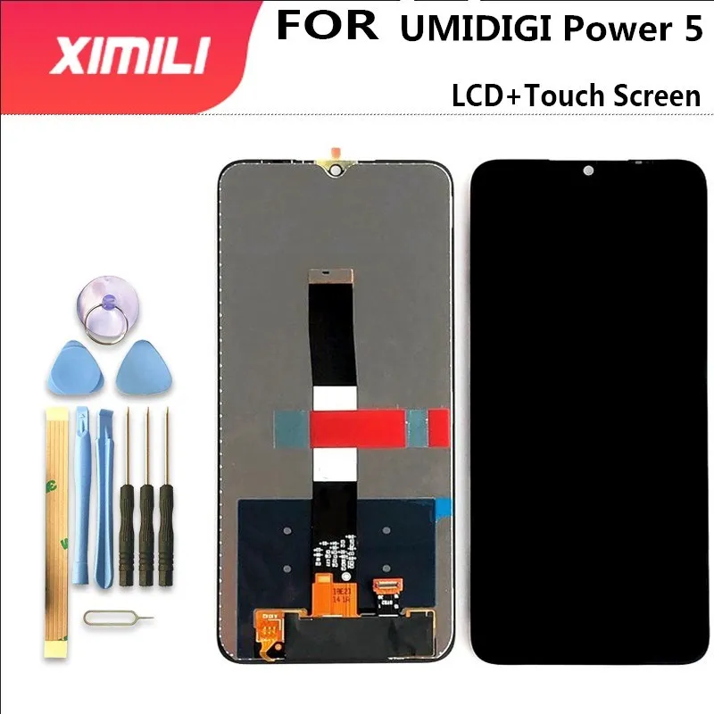 Pantalla LCD para UMIDIGI Power 5S, montaje de digitalizador con pantalla táctil probada, 100% Original, nuevo