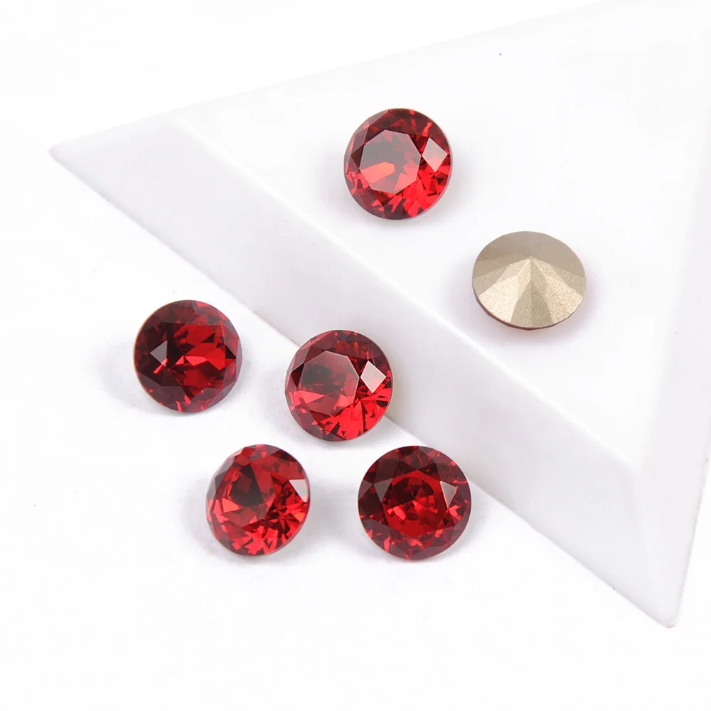 CTPA3bI K9 Different Shape Red Crystal Glass Stones Rhinestones Strass Fancy Stone For Clothes DIY Fabric Jewelry Beads Nail Art