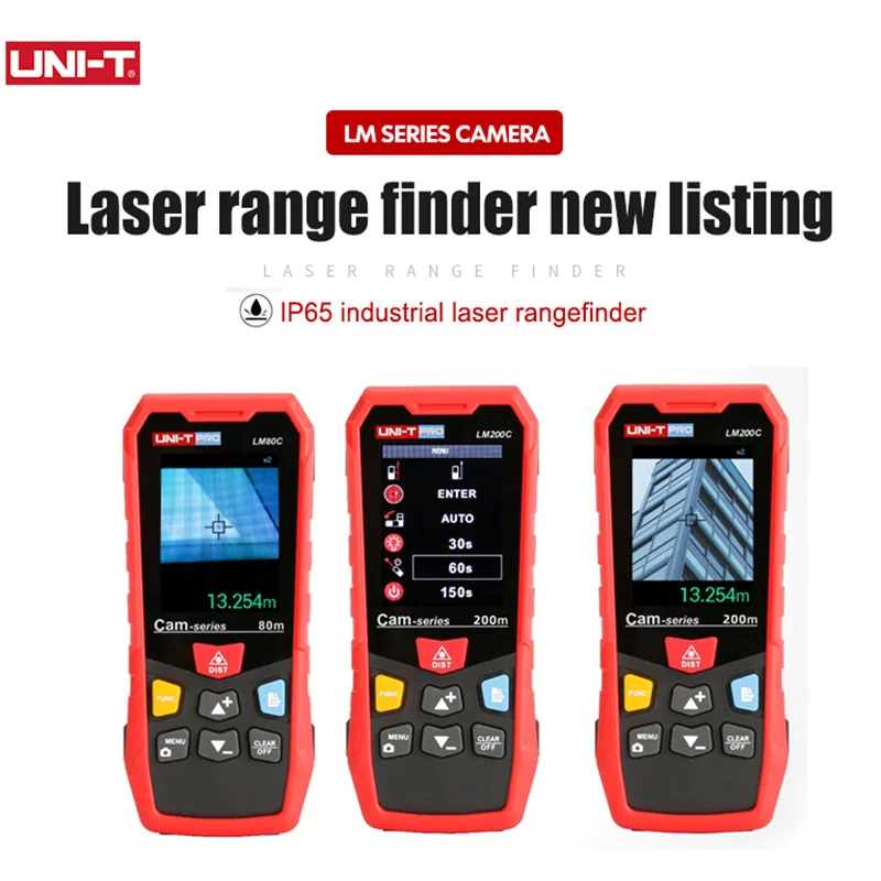 UNI-T Laser Distance Meter 80M 120M 200M Telemetre Laser Measure Digital Electronic Ruler Rangefinder Camera Aided