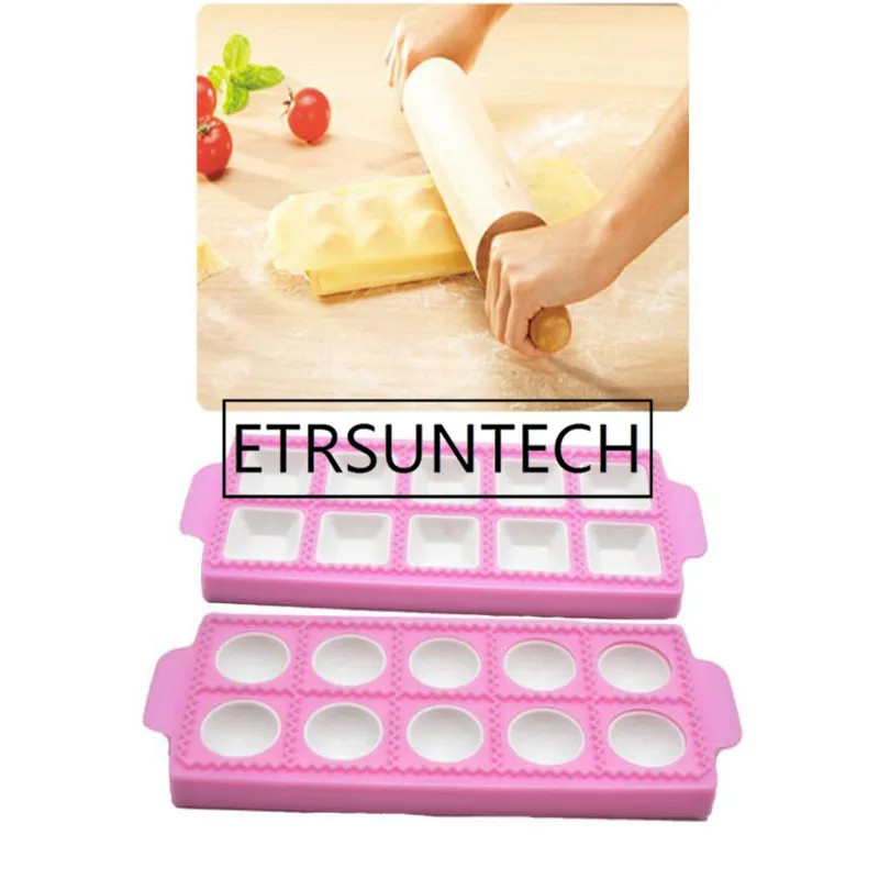 50pcs Household Dumpling Mould Dumplings Maker Ravioli Mold Pelmeni Dumplings Pastry Cake Fondant Tools