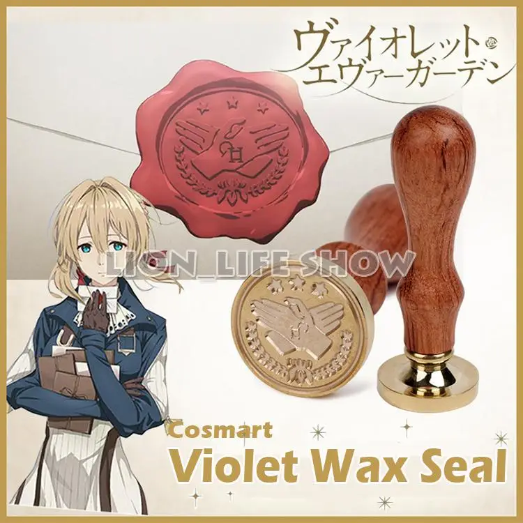 

Wax Seal of Anime Auto Memories Doll figure Violet Evergarden Retro Seal Wax Animation around Cosplay prop NEW 2018