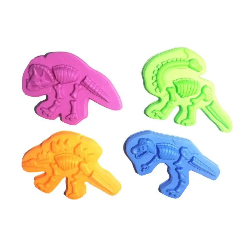 Dinosaur Plasticine Mould Tools DIY Clay Moulds Toy Kit Dough Modeling Clay Toys