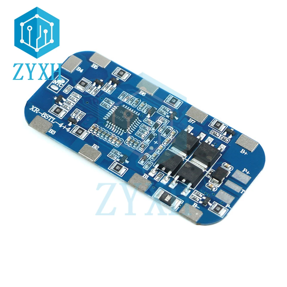 BMS 8S 24V 10A 5A LiFePO4 Battery Balance Charge Board Common Port Short Circuit Protection For Power Bank/Electric Tools