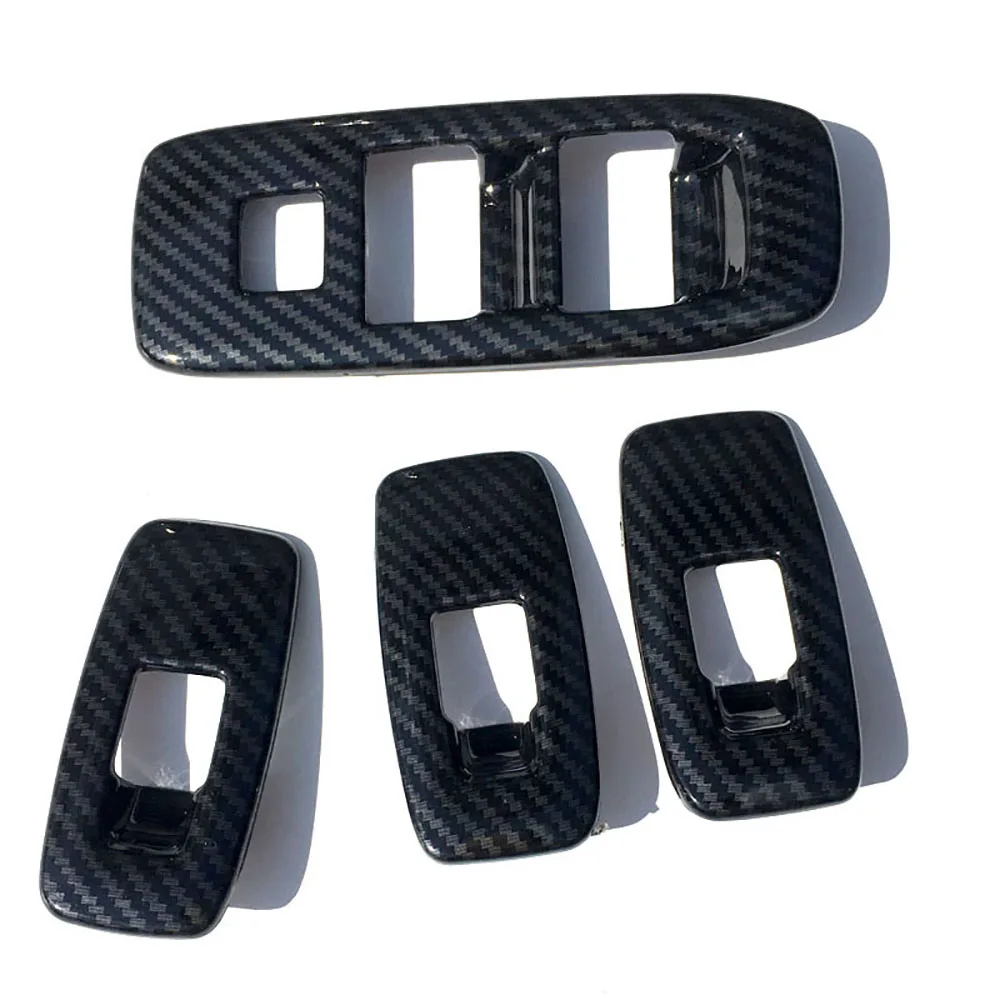 Carbon fiber color car interior panel cover kit fit for 2015 2016 2017 2018 2019 Ford ranger Everest Endeavor accessories